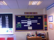 Our English Working Wall